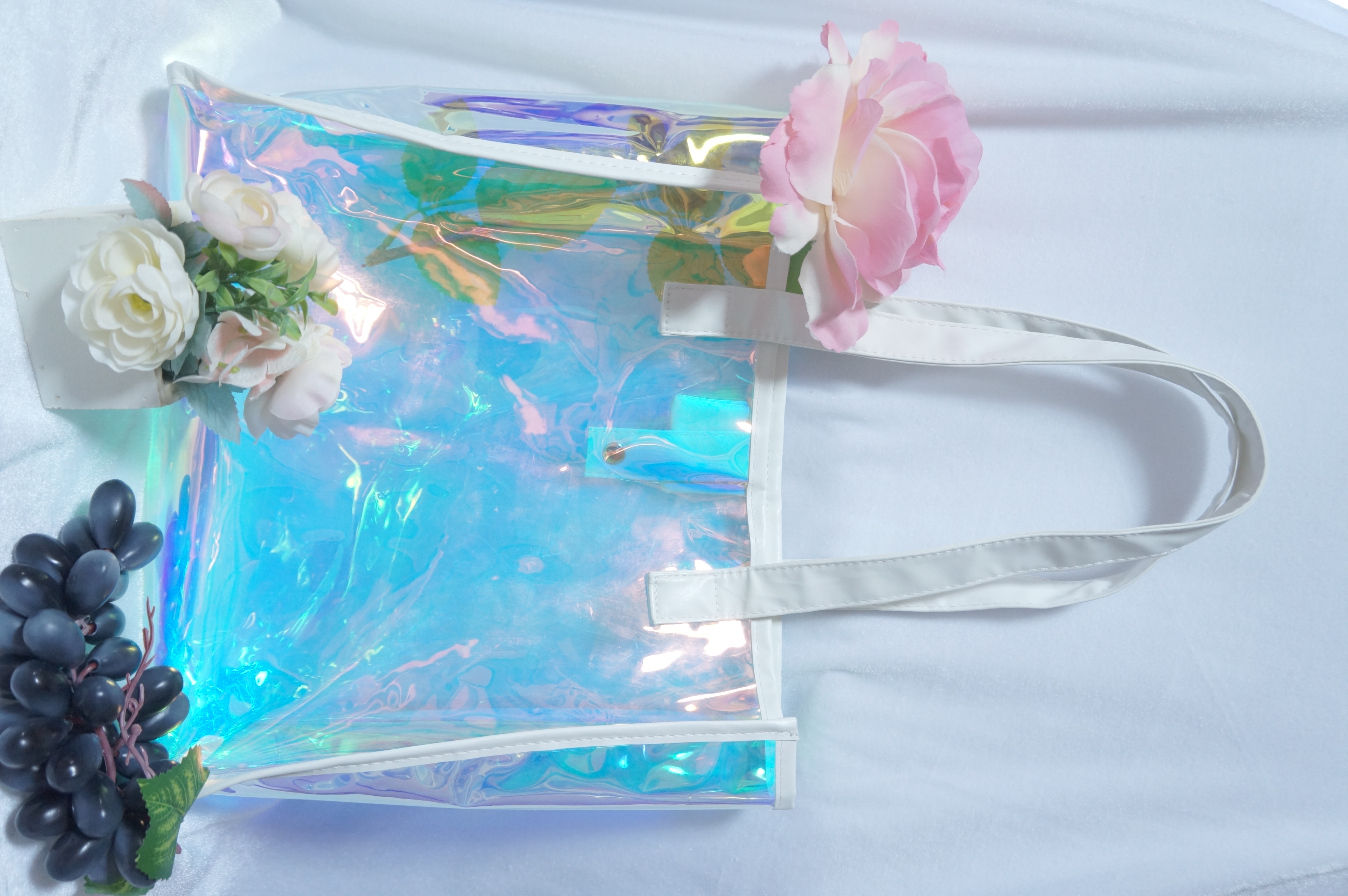 オーロラ透明バッグ